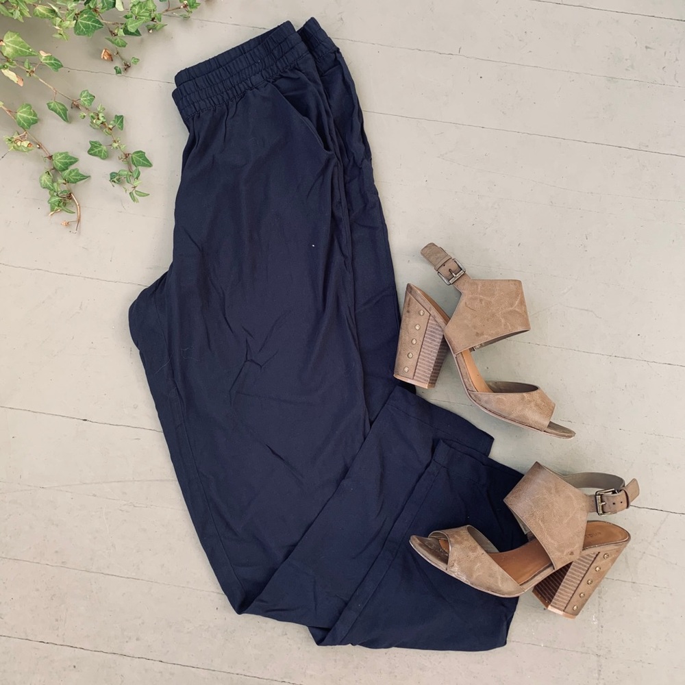 H&M Navy Work Pant
